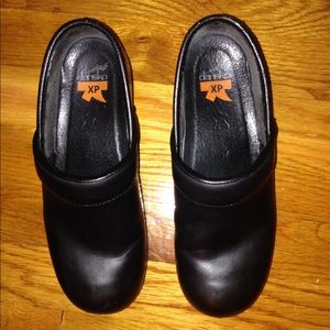 Dansko Black Oiled Clogs